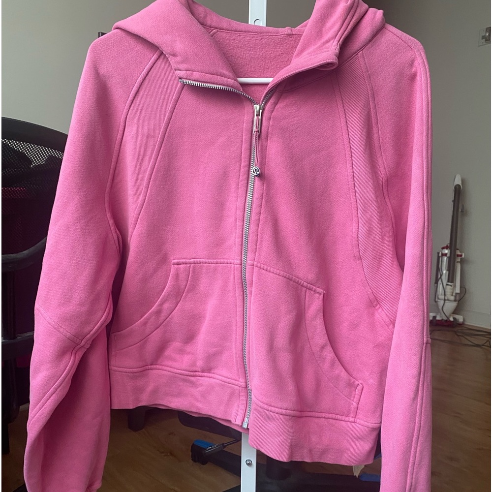 SOLD! Lululemon Full-Zip Scuba- Pink Blossom M/L
